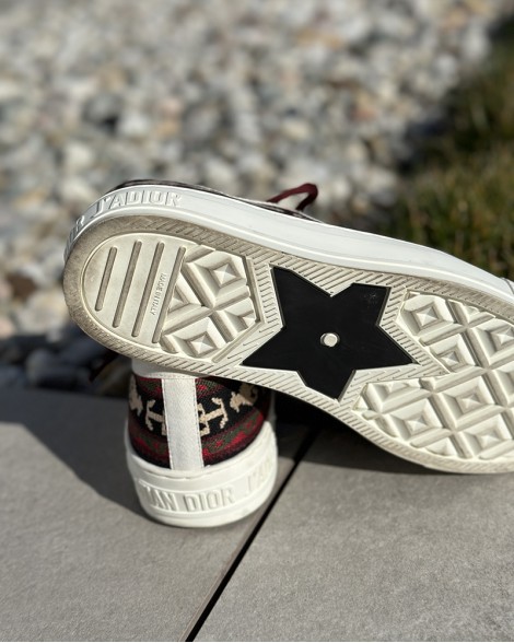 Tenisky dámské Dior WALK'N'DIOR vínové